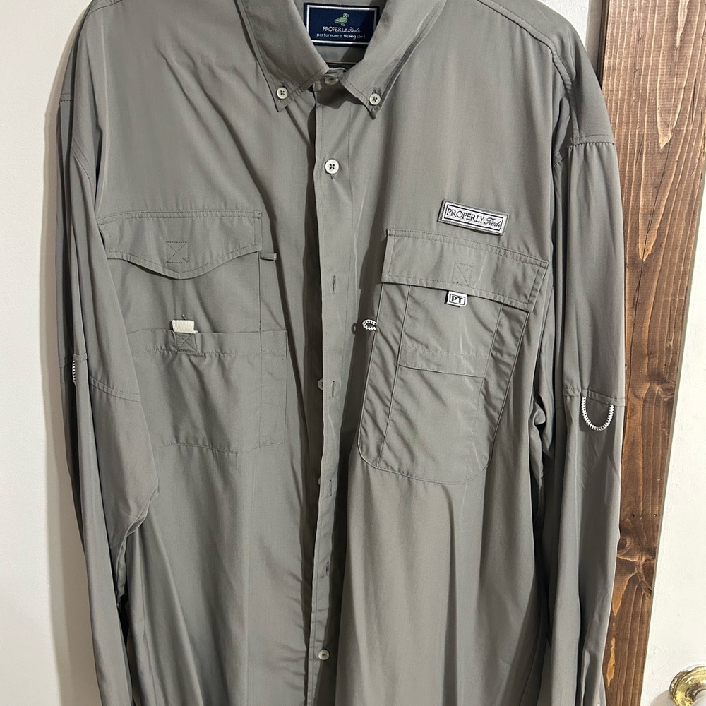 Men's Gray Outdoor Shirt Jacket